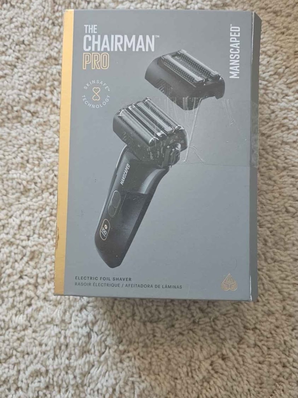 New Manscaped The Chairman Pro Electric Foil Shaver - Black